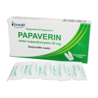 Papaverin 20 mg No 10 supp.