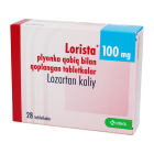 Лориста 100 мг №28