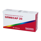Олмесар 20 20 мг №28