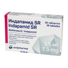 Индапамид SR 1,5 мг №30