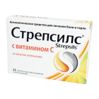 Стрепсилс с витамином С №24