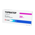 Торватор 20 мг №20