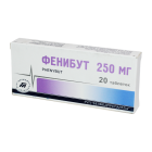 Фенибут 250 мг №20