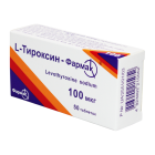 L-тироксин-Фармак 100 мкг №50