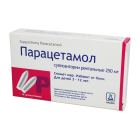 Paratsetamol 250 mg № 10 rektal shamlar