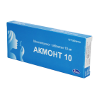 Акмонт 10 мг №10