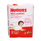 Huggies Ultra Comfort tagliklari qizlar uchun №3 №21 o'lchamli