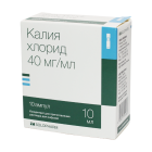 Kaliy xlorid 40 mg/ml 10 ml No 10