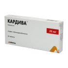 Kardiva 25 mg № 28
