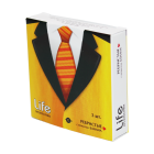 Prezervativlar Life No 3 qovurg'ali banan