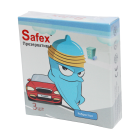 Презервативы "Safex" ребристые №3