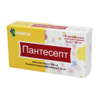 Panthesept 16 mg/100 mg № 10 shamlar