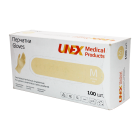 Latek kukunli qo'lqoplar. n/st. rangsiz kattaligi M No 100