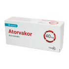 Atorvakor tabletkalari 40 mg № 30 (MDH)