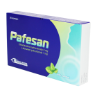 Pafesan yorlig'i. 5 mg/1 mg № 20 mentol