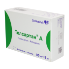 Телсартан А 80 мг+5 мг №28 таблетки