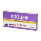 Isotsef 400 mg № 5 kapsulalar