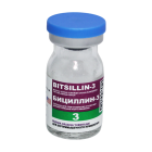 Mushak ichiga yuborish uchun suspenziyani tayyorlash uchun Bicillin-3 № 1 kukuni