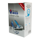 Aksessuarlar bilan V-MED 001 nebulizer-inhaler kompressor modeli