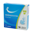 Эффералган 500 мг №16 таблетки шипучие