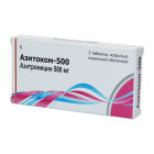 Азитоком-500 500мг №3 таб.