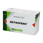 Метфорвин 500 мг №100 таблетки