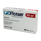 Телзап 80 мг №30 таблетки