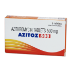 Азитоз 500 500 мг №3 таблетки