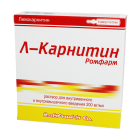 L-Carnitine Rompharm 200 mg/ml 5 ml № 5 vena ichiga yuborish uchun eritma