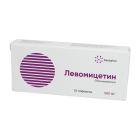Levomitsetin 500 mg No 10 tabletkalari