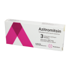 Азитромицин 500 мг №3 таблетки