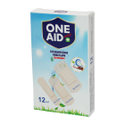 Пластыри гигиенические "ONE AID" поливинилхлорид универсальные №12
