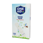 Пластыри гигиенические "ONE AID" поливинилхлорид дышащие 19*72 мм №100