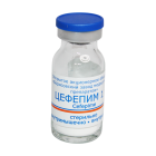 Цефепим 1,0 г №1 порошок для приг. раствора для внутривенного и внутримышечного введения