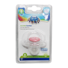 Соска-пустышка "Canpol" силиконовая 6-18 месяцев с колпачком