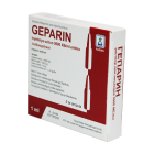 Гепарин 5000 МЕ/мл 1 мл №5 раствор для инъекций