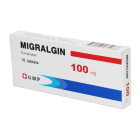 Migralgin 100 mg No 10 tabletkalari