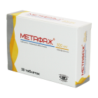 Метафаж (Metformin) 500 мг №30 таблетки
