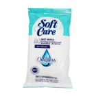 Салфетки влажные Soft care без запаха №10