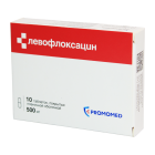 Левофлоксацин 500 мг №10 таблетки