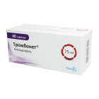 Тромбонет 75 мг №60 таблетки