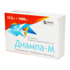 Diampa-M 12,5 mg+1000 mg No 28 tab.