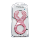 Прорезыватель Twistshake розовый 2+ месяцев