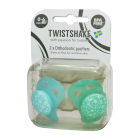 Соска-пустышка Twistshake сине-зеленая 0-6 месяцев №2