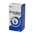 Отисфен 40 мг/10 мг/1 г 10 г капли ушные