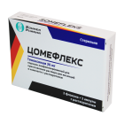 Цомефлекс 20 мг №3 порошок лиоф. для приготовления раствора для инъекций