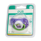 Соска-пустышка Pur силиконовая ортодонтическая 6 месяцев+