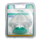 Соска-пустышка Pur силиконовая ортодонтическая 3 месяцев+