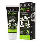 Зубная паста ROCS Junior черная, кокос и ваниль 74 г