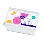 Ватные палочки Bella Cotton №350 (прямоугольная пластиковая упаковка)